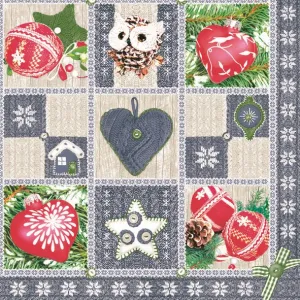 Vánoční ubrousky Pol-mak - mix 330 mm x 330 mm (SL GW)