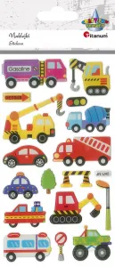 Titanum Craft-Fun Series vozidla vypouklé samolepky (JN-U045)