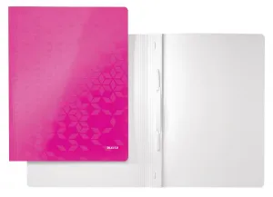 Leitz WOW A4 metalický růžový 80g pořadač (30010023)