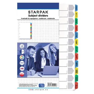 Blok s čísly A4 bílý 1-12 210 mm x 297 mm