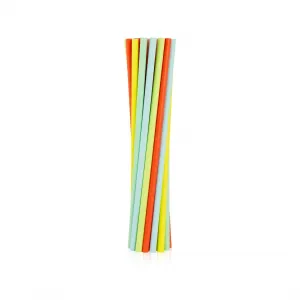 Papírová brčka Godan, pastelový mix 6x197mm/12ks. 12 ks (SG-RPPM12)