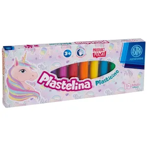 Astra plastelína mix 12 barev jednorožců (303221007)