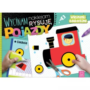 Aksjomat vzdělávací brožura jsem vystřihnout, I samolepka, I kreslit. Vozidla. Výukové vystřihovánky.