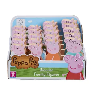 Tm Toys Prasátko Peppa dřevěná figurka 4 pack (PEP07207)