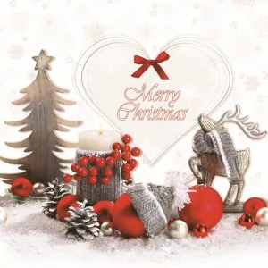 Vánoční ubrousky Pol-mak - mix 330 mm x 330 mm (SL GW)