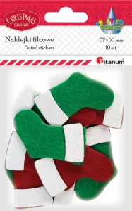 Samolepka (samolepka) Titanum Craft-Fun Series plstěné xmass (4826)