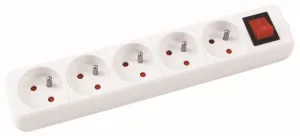 Napájecí lišta Office Products 5 zásuvek 1,5 m (13115141-14)