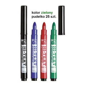 Fibracolor Hi-Text Midi 580/PB permanentní popisovač, zelený 6,0mm kulatý hrot