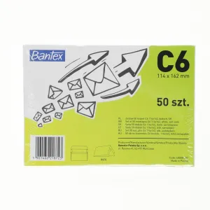 Obálka Bantex SK C6 - bílá (400089387)