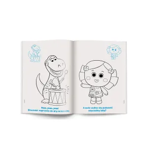 Ameet EDisney Dětská kniha Batole. Omalovánky se samolepkami