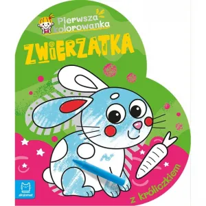 Aksjomat vzdělávací kniha Zvířata. První omalovánky se zajíčkem