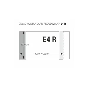 Biurfol Standardní nastavitelný kryt E4R 292 mm x 408-440 mm (OZK-57)