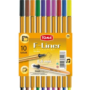 Inkoustové pero Toma, mix 0,4 mm 6 barev (344)