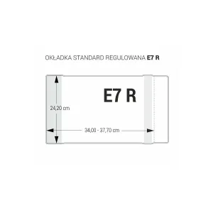 Biurfol Standardní nastavitelný kryt E7R 242 mm x 340-377 mm (OZB-43)