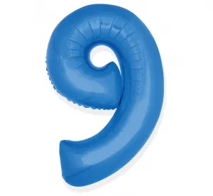 Fóliový balónek Godan číslo 9 modrý 35 cm (FG-C35N9)