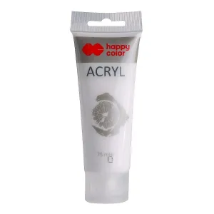 Akrylová barva Happy Color: titanová bílá 75ml (HA 7370 0075-0)