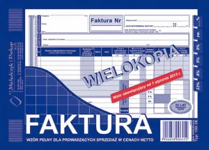 Vlastní tisk Michalczyk i Prokop DPH faktura čistá plná A5 80k. (100-3E)