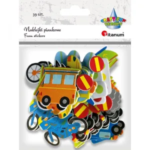 Nálepka (samolepka) Titanum Craft-Fun Series foam Transport (4630)