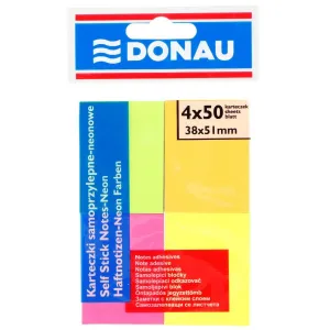 Donau mix neonových samolepicích bankovek 200k 38mm x 51mm