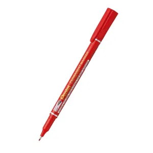 Permanentní popisovač Pentel, červený, kulatý hrot 0,6-1,0 mm (NF450)
