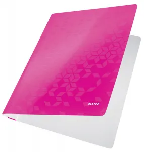 Leitz WOW A4 metalický růžový 80g pořadač (30010023)
