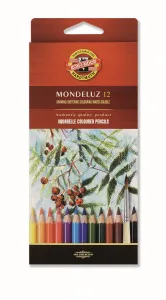 Akvarelové tužky Koh-I-Noor mondeluz 12 barev (3716)
