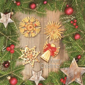 Vánoční ubrousky Pol-mak - mix 330 mm x 330 mm (SL GW)