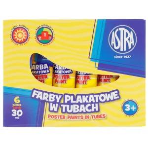 Astra plakátové barvy barva: žlutá 30ml 1 barva.