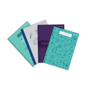 Notebook TOP-2000 s fyzikální tematikou A5 80k. 70g kontrola 150 mm x 210 mm (400160623)