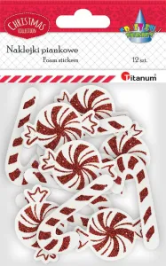 Nálepka (samolepka) Titanum Craft-Fun Series pěna Xmass cukroví, bonbóny (4805)