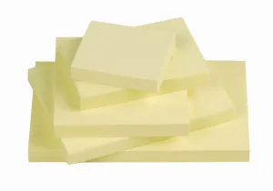Q-Connect samolepicí bankovky jasně žluté 100k 102mm x 76mm (KF01410)