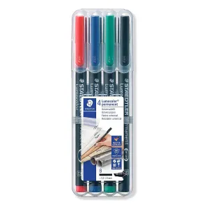 Staedtler Lumocolor B kuličkové pero sada 4 barev (314 WP4)