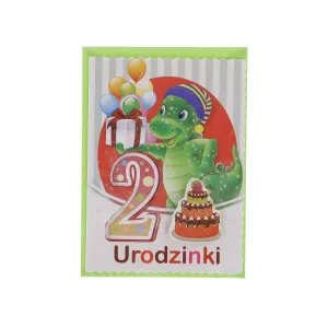Top Grafické skládací přání k narozeninám 1-5 let B6 (5907786924894)