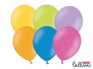 Partydeco Party Deco STRONG PASTEL gumové balónky 50 ks mix (SB12P-000/50)