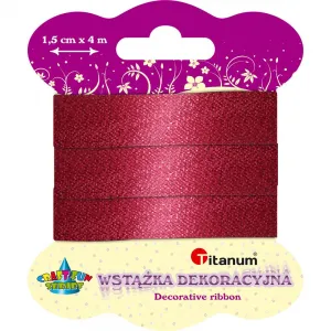 Titanum Craft-Fun Series červená 15mm 4m stuha (344539)