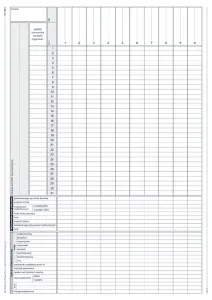 Ofsetový tisk Michalczyk i Prokop LO Docházkový list A4, A4 40k. (506-1)