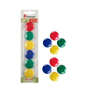 Titanový kulatý magnet 29mm - mix 29mm (ACT1002-6CC)