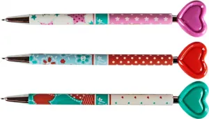 Automatické kuličkové pero Heart ABP87575 M&G 0,5 mm s modrým hrotem