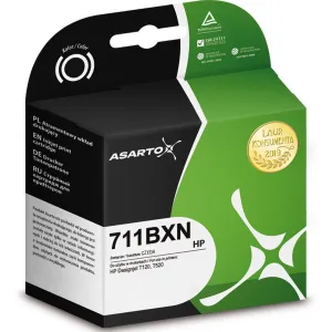 Alternativní inkoust (kazeta) Asarto HP T120 711 CZ133A - černý 80 ml (AS-H711BXN)