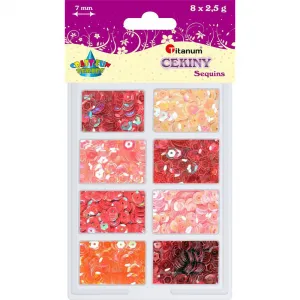 Titanum Craft-Fun Series flitry 8 barev mix 2,5g (3G8P 160164)