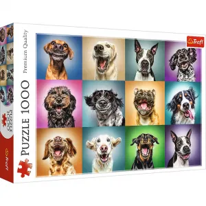 Trefl legrační psí portréty puzzle 1000 el. (10462)