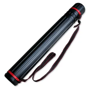 Titanová plastová nastavitelná trubka dlouhá. 600-1100 mm ? 85 mm černá