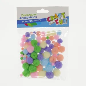 Craft Fun bambulky pastelové (402516)