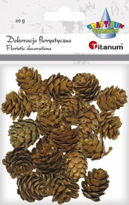 Dřevěná ozdoba Titanum Craft-Fun Series cones (5903714533688)