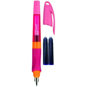 Růžové pero Write-it Flamingo + 2 náplně