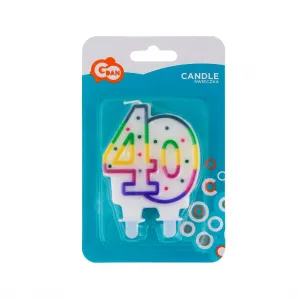 Godan narozeninová svíčka BIRTHDAY DREAMS (PF-SCK40)