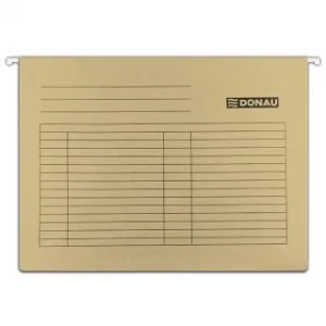 Závěsný pořadač Donau A4 - hnědý 230g (7410905-02)