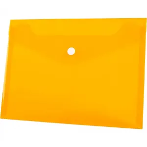 Tetis plastový pořadač na knoflíky obálka str. A5 barva: oranžová 140 mic. 165 mm x 225 mm (BT610-P)