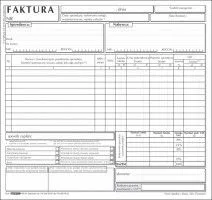 Vlastní tisk faktury Stolgraf DPH 2/3 A4 brutto univerzální 2/3 A4 100k. (F13)