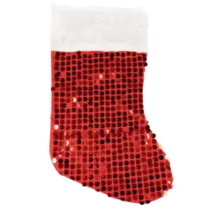 Vánoční ponožka s flitry Arpex 37 cm (SM2600)